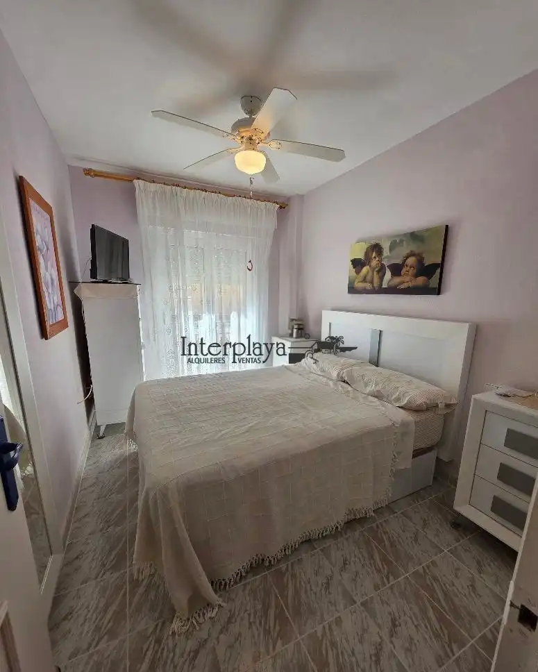 Schlafzimmer von Maisonette zum Verkauf in La Manga del Mar Menor mit Klimaanlage, Möbliert und Gemeinschaftspool