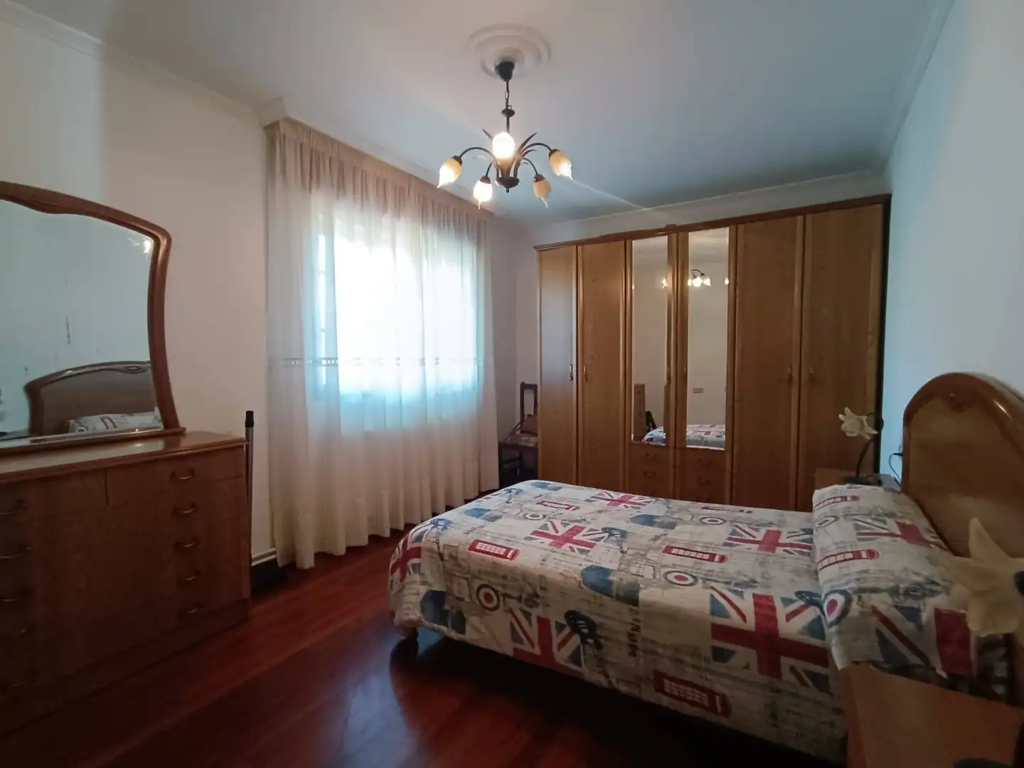 Schlafzimmer von Wohnung zum Verkauf in Touro mit Privatgarten, Terrasse und Abstellraum
