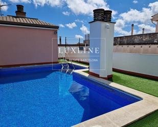 Piscina de Pis en venda en  Barcelona Capital amb Calefacció, Terrassa i Piscina