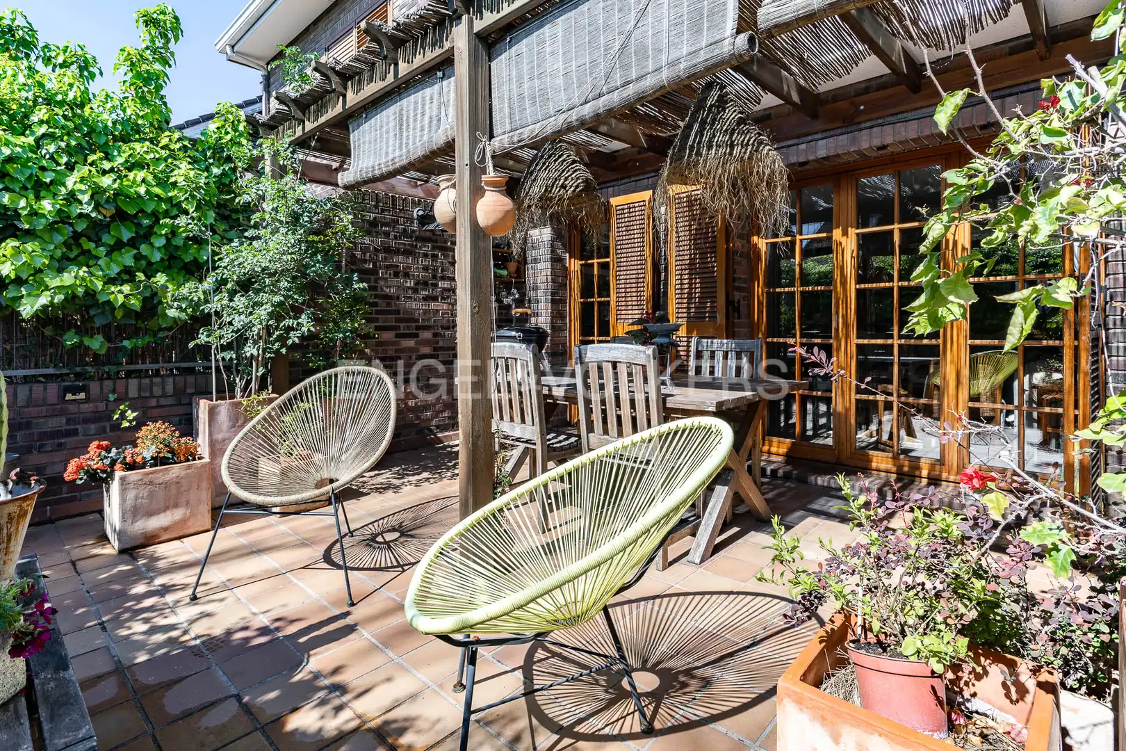 Terraza de Casa o chalet en venta en Badalona con Aire acondicionado, Calefacción y Jardín privado
