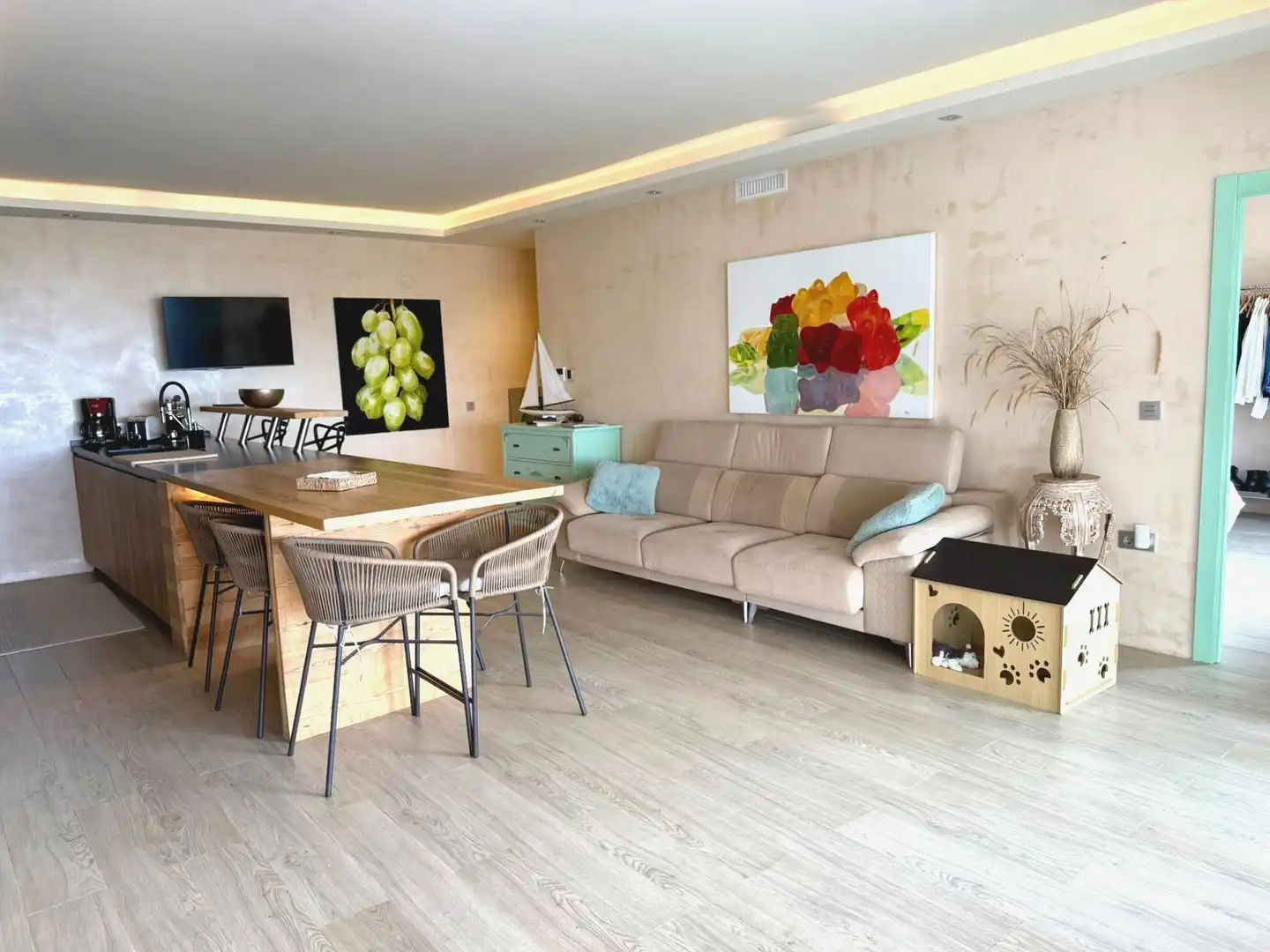 Sala de estar de Finca rústica en venta en Ojén con Aire acondicionado, Terraza y Trastero