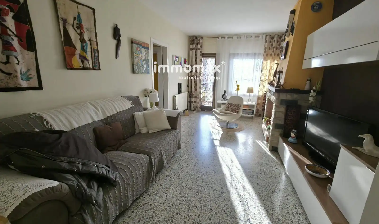 Sala de estar de Piso en venta en Cubelles con Calefacción, Terraza y Trastero