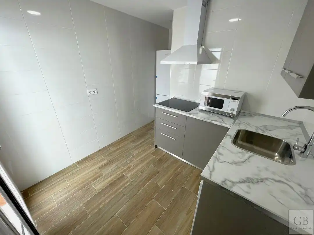 Cocina de Piso de alquiler en Pepino con Calefacción, Terraza y Lavadora