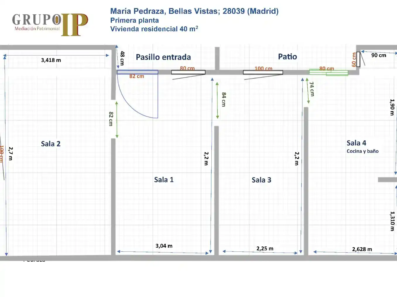 Piso en venta en  Madrid Capital con Aire acondicionado