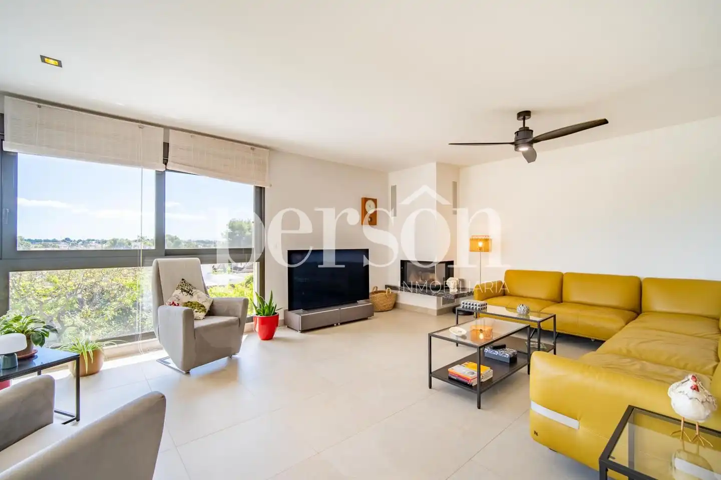 Living room of Houses for sale in L'Eliana  with Air Conditioner, Heating and Private garden