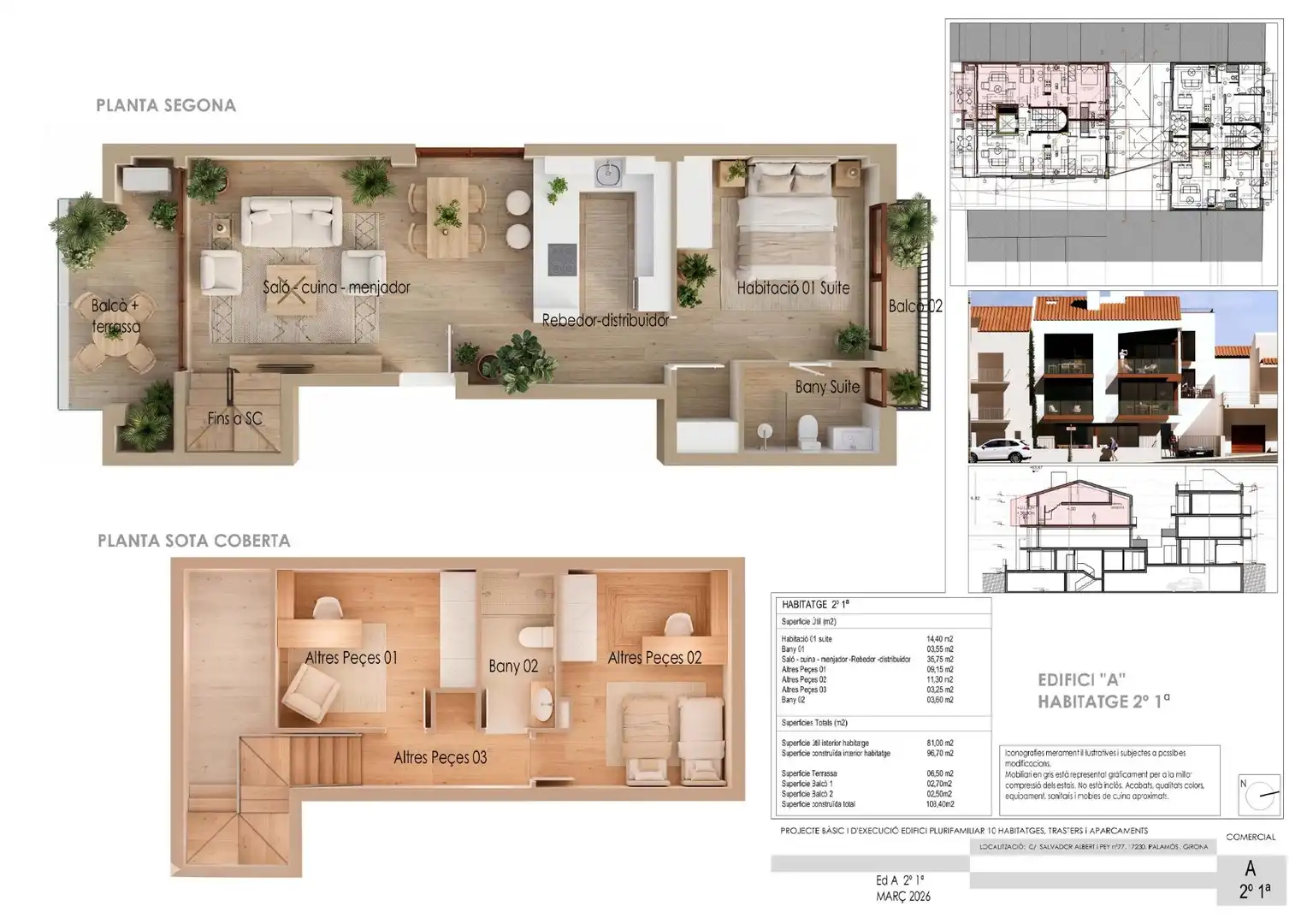 Duplexes for sale in Palamós  with Terrace, Storage room and Balcony