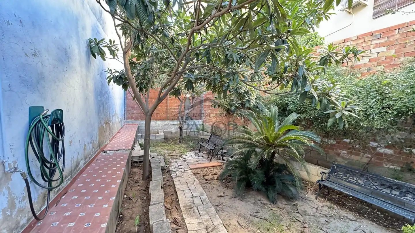 Garden of Houses for sale in La Pobla Llarga  with Private garden, Terrace and Storage room