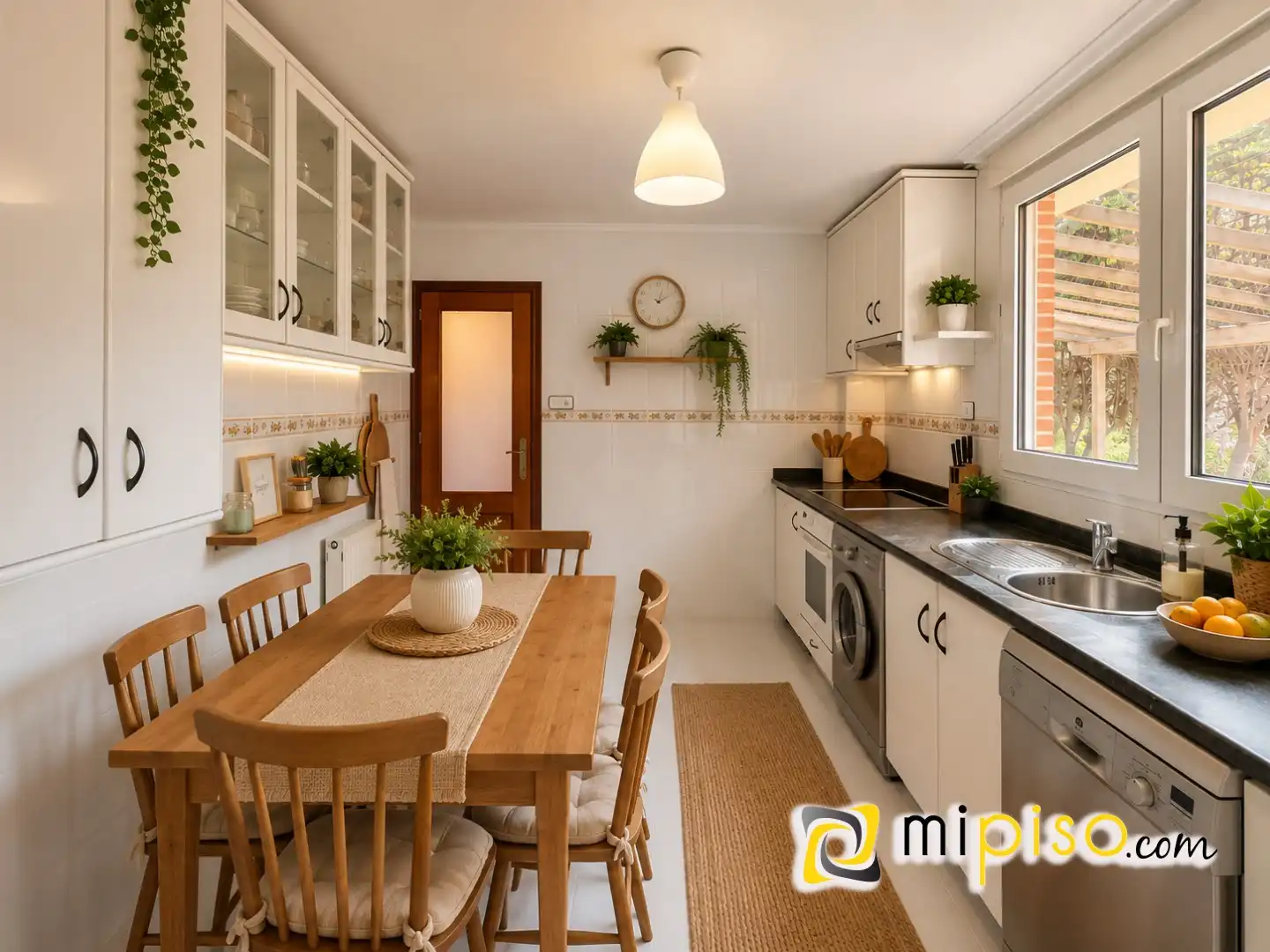 Cocina de Casa o chalet en venta en Limpias con Jardín privado