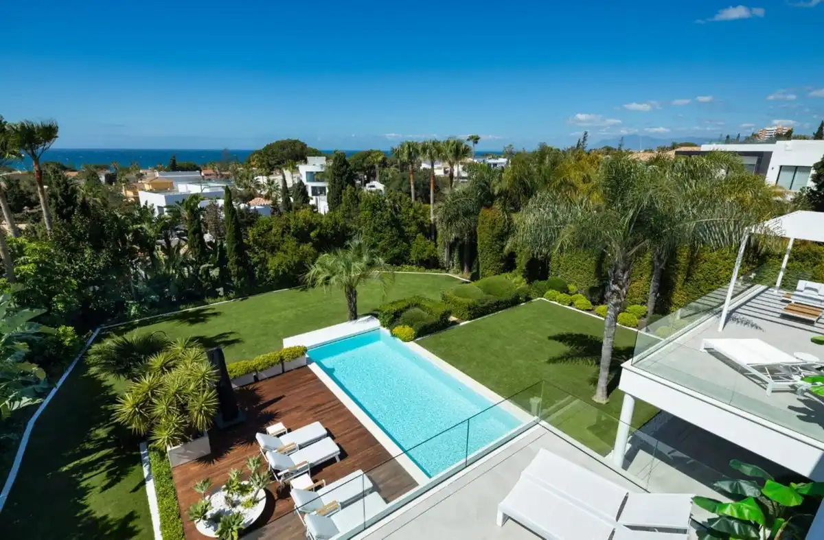 Jardín de Casa o chalet en venta en Marbella con Aire acondicionado, Jardín privado y Terraza