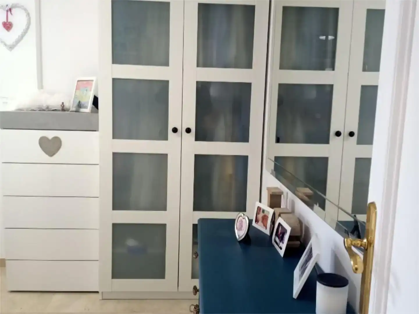 Schlafzimmer von Dachboden zur Miete in Altea mit Klimaanlage, Schwimmbad und Balkon