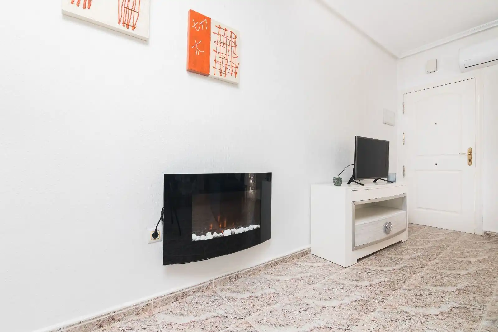 Wohnzimmer von Wohnung zur Miete in Orihuela mit Klimaanlage, Heizung und Terrasse