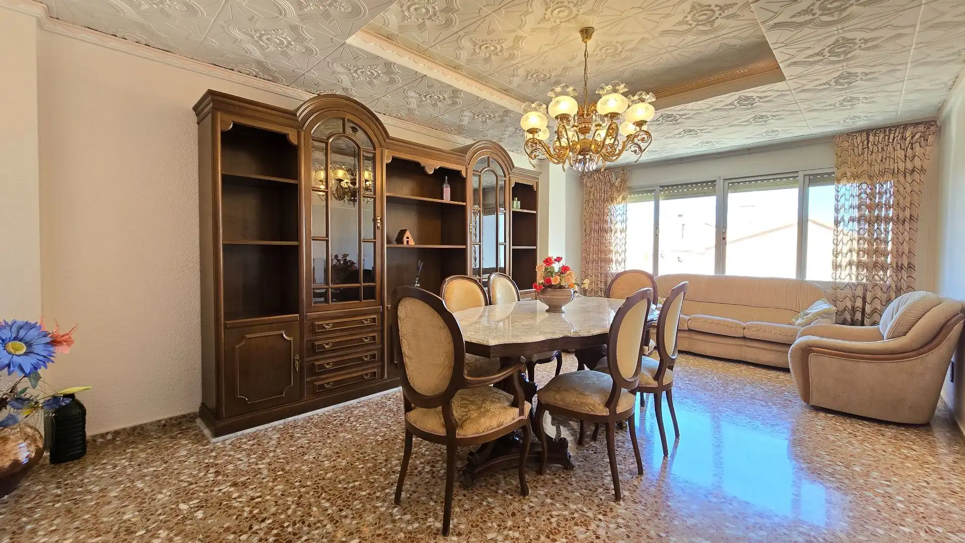 Dining room of Country homes for sale in Terrateig  with Air Conditioner, Heating and Storage room