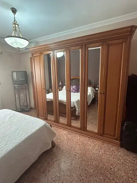 Schlafzimmer von Wohnung zum Verkauf in Corbera mit Abstellraum, Möbliert und Waschmaschine