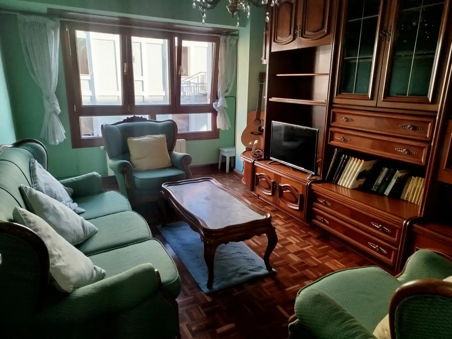 Sala de estar de Piso en venta en Sestao  con Amueblado