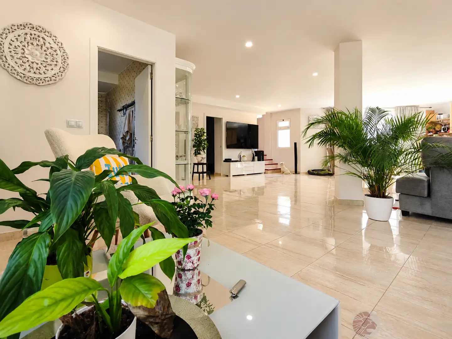 Sala de estar de Casa o chalet en venta en Mutxamel con Aire acondicionado, Calefacción y Terraza