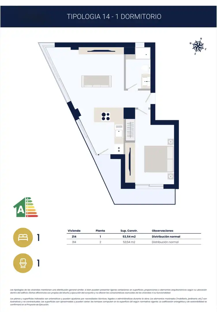 Habitación de Piso en venta en Adeje con Aire acondicionado, Trastero y Balcón