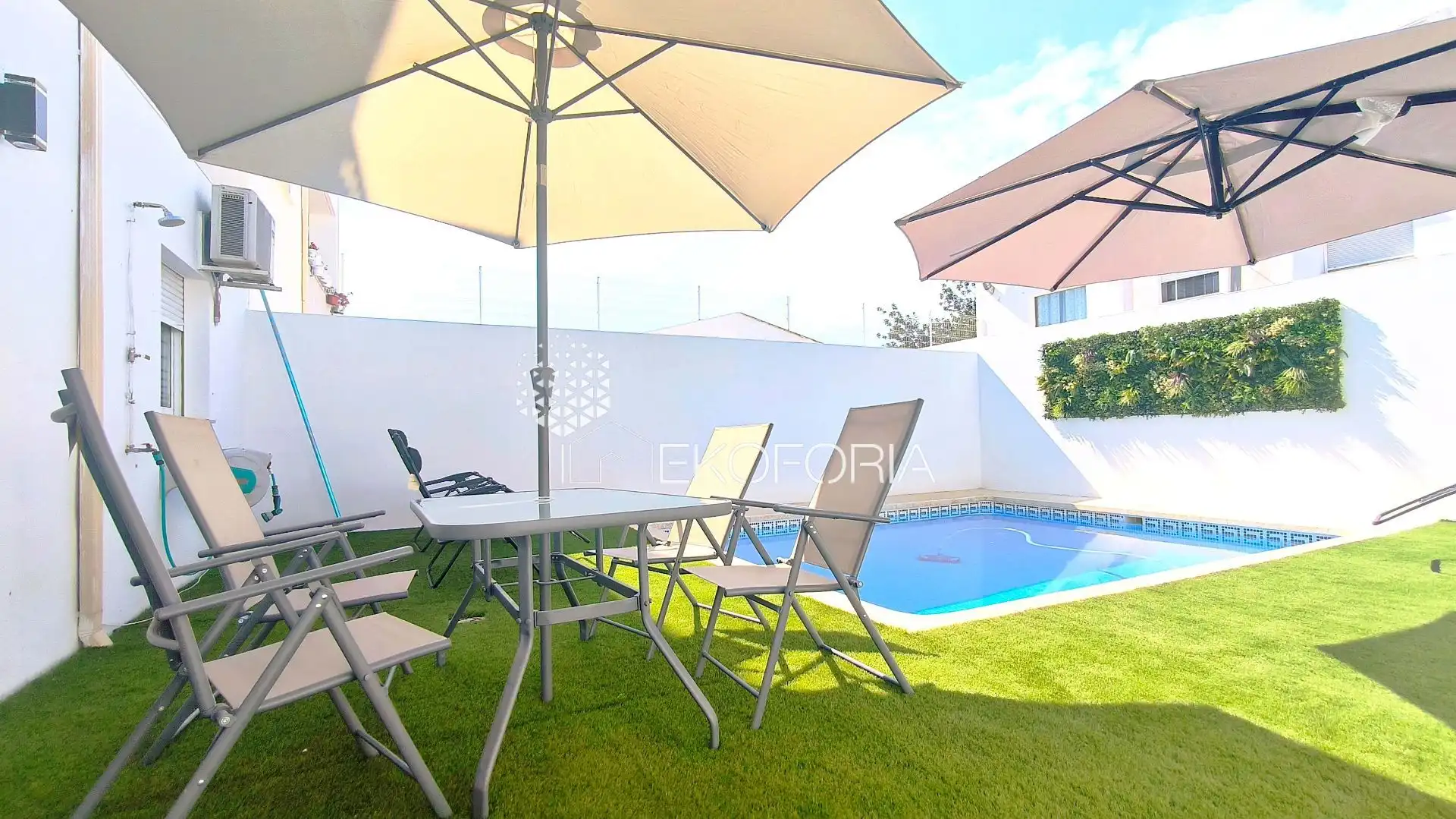 Terraza de Casa adosada en venta en Beneixida con Aire acondicionado, Calefacción y Jardín privado
