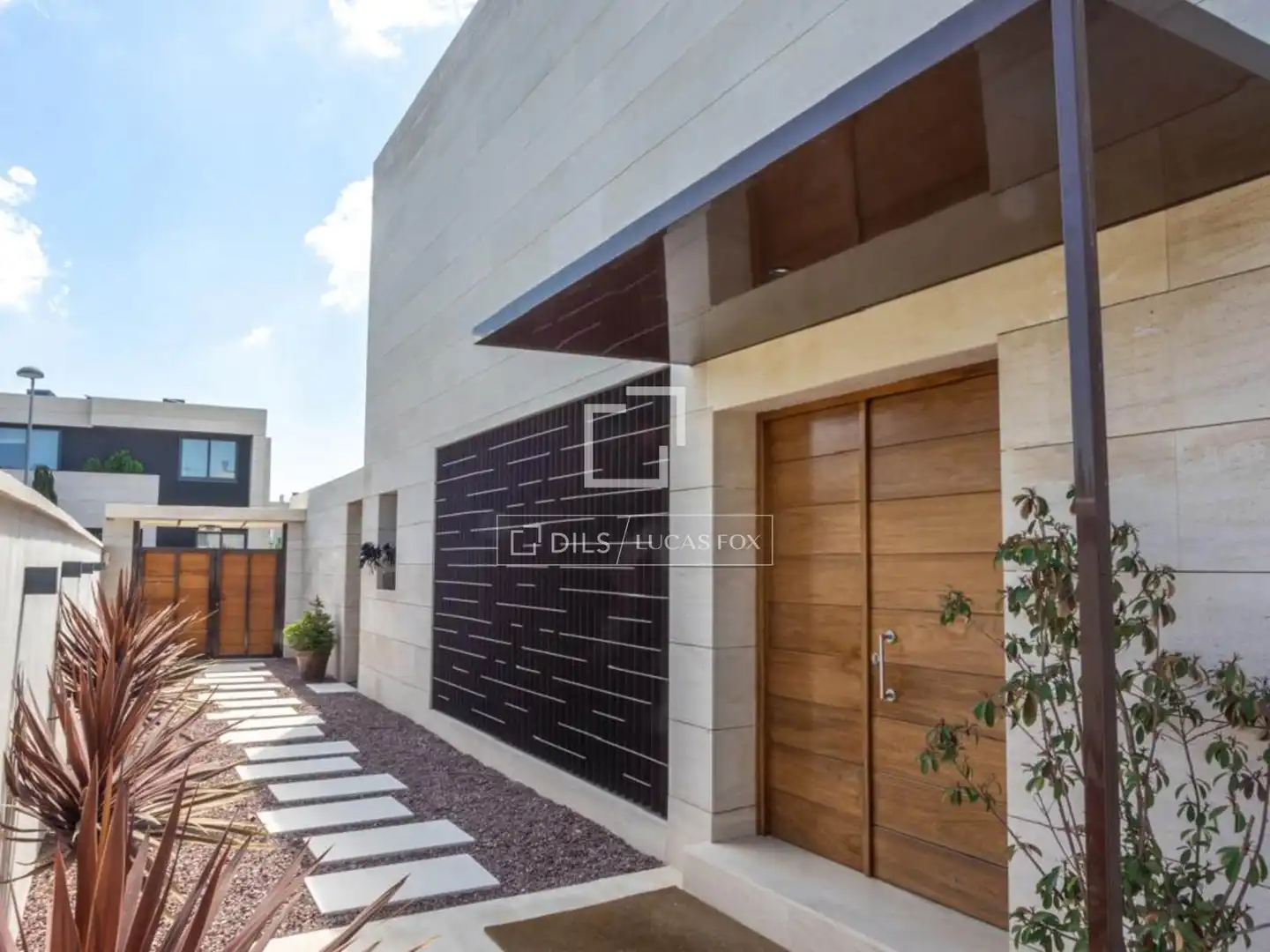 Außenansicht von Country house zur Miete in Majadahonda mit Klimaanlage, Heizung und Privatgarten