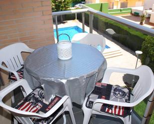 Terrace of Flat to rent in El Campello  with Air Conditioner, Heating and Community pool