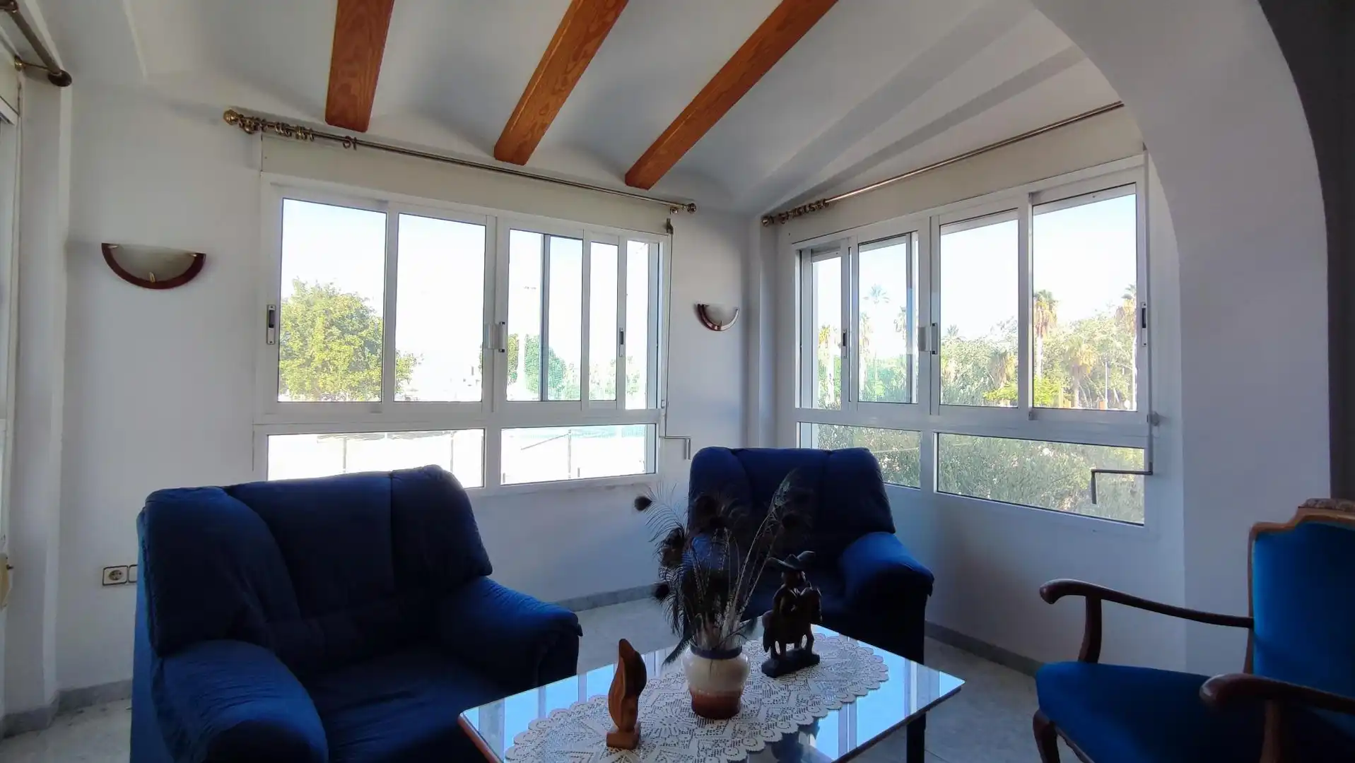 Sala de estar de Casa o chalet en venta en Oliva con Jardín privado y Trastero
