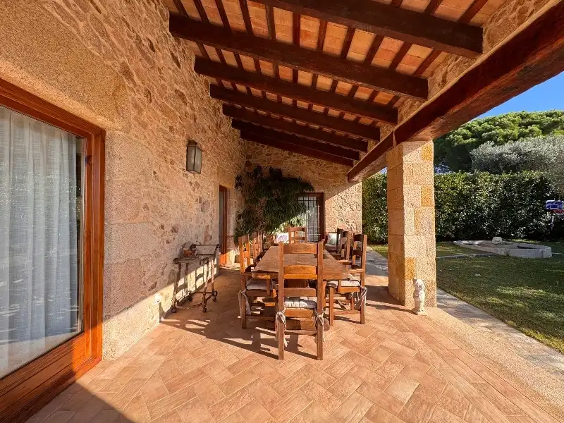 Terrace of Houses for sale in Sant Feliu de Guíxols  with Air Conditioner, Heating and Private garden