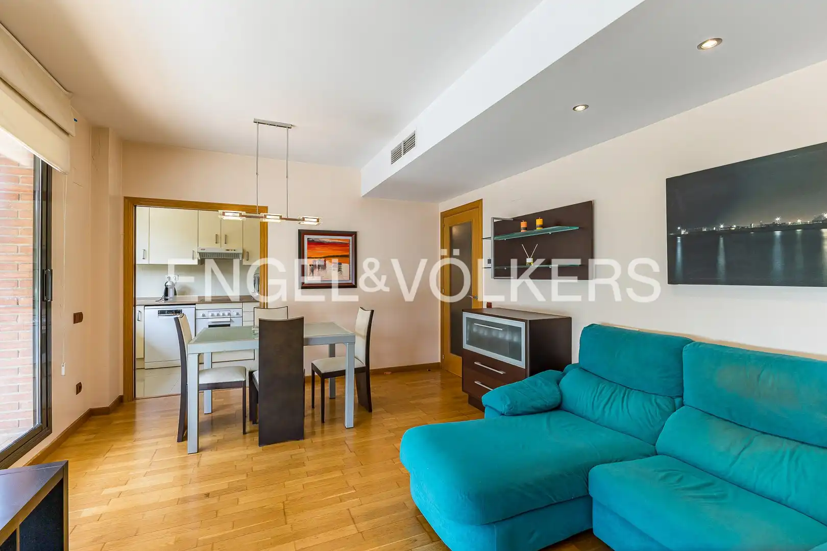 Living room of Flat for sale in Gavà  with Air Conditioner, Heating and Parquet flooring