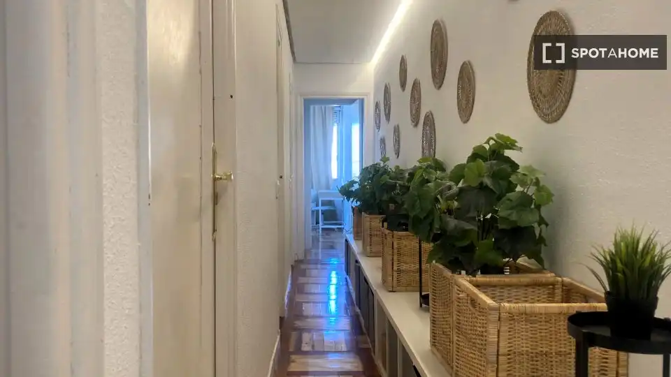 Flat for share in Madrid  with Air Conditioner, Heating and Terrace