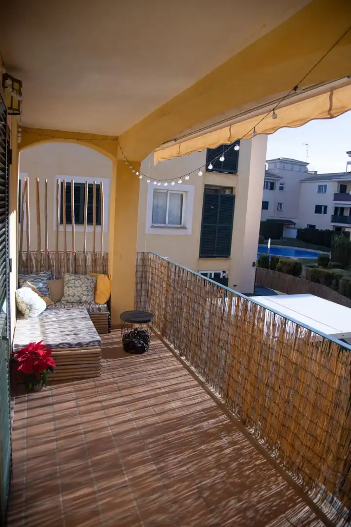 Balcony of Apartments for sale in Llucmajor  with Air Conditioner, Heating and Private garden