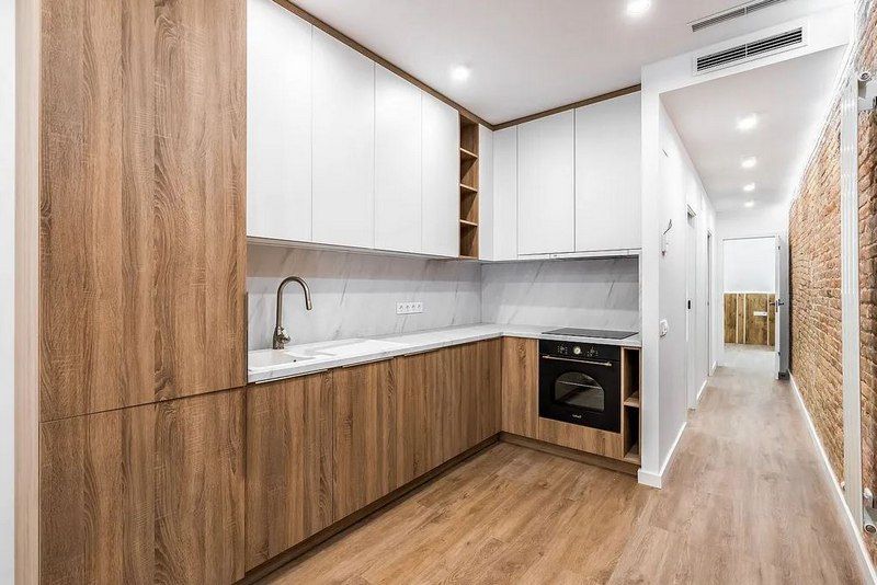 Cocina de Piso de alquiler en Oviedo  con Aire acondicionado, Se aceptan mascotas y Internet