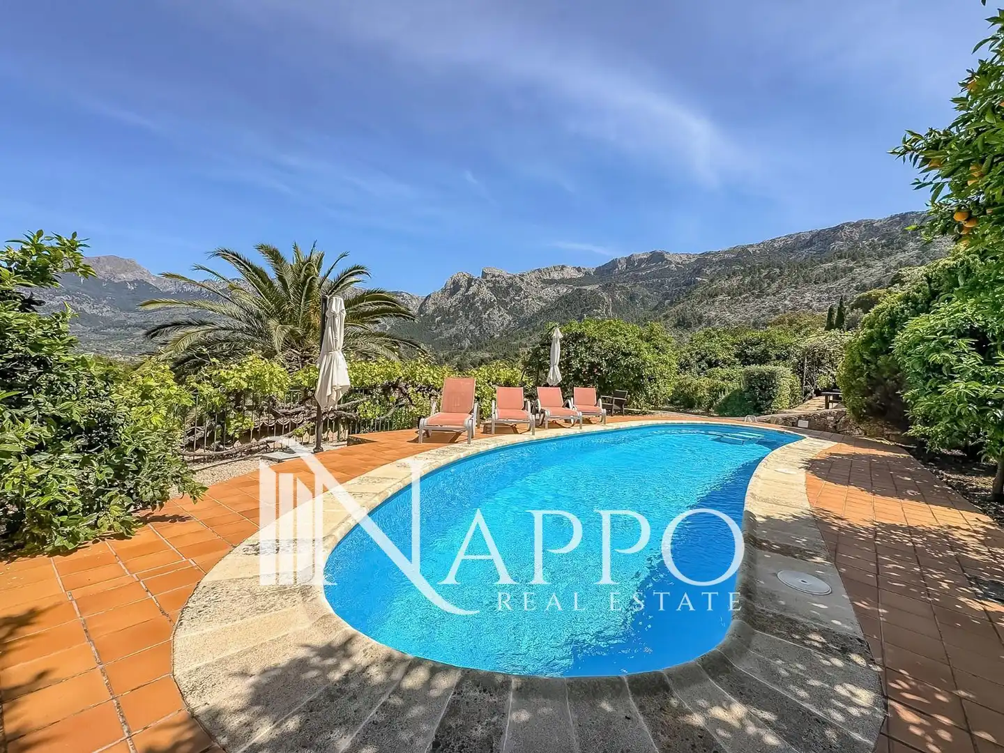 Exterior view of Houses for sale in Sóller  with Air Conditioner, Storage room and Swimming Pool