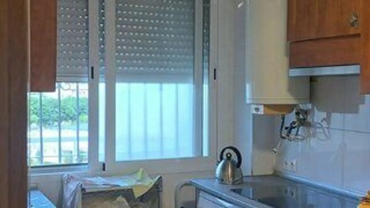 Cocina de Piso en venta en Alicante / Alacant con Aire acondicionado, Calefacción y Jardín privado
