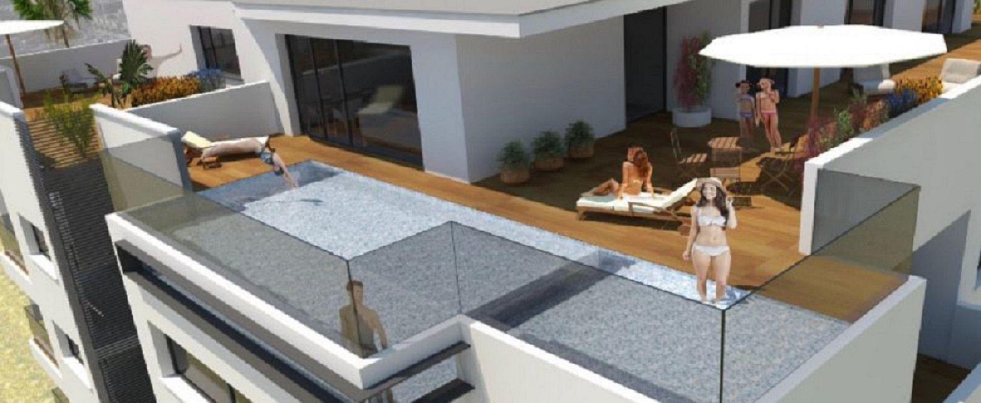 Terraza de Apartamento en venta en  Murcia Capital con Aire acondicionado, Calefacción y Trastero