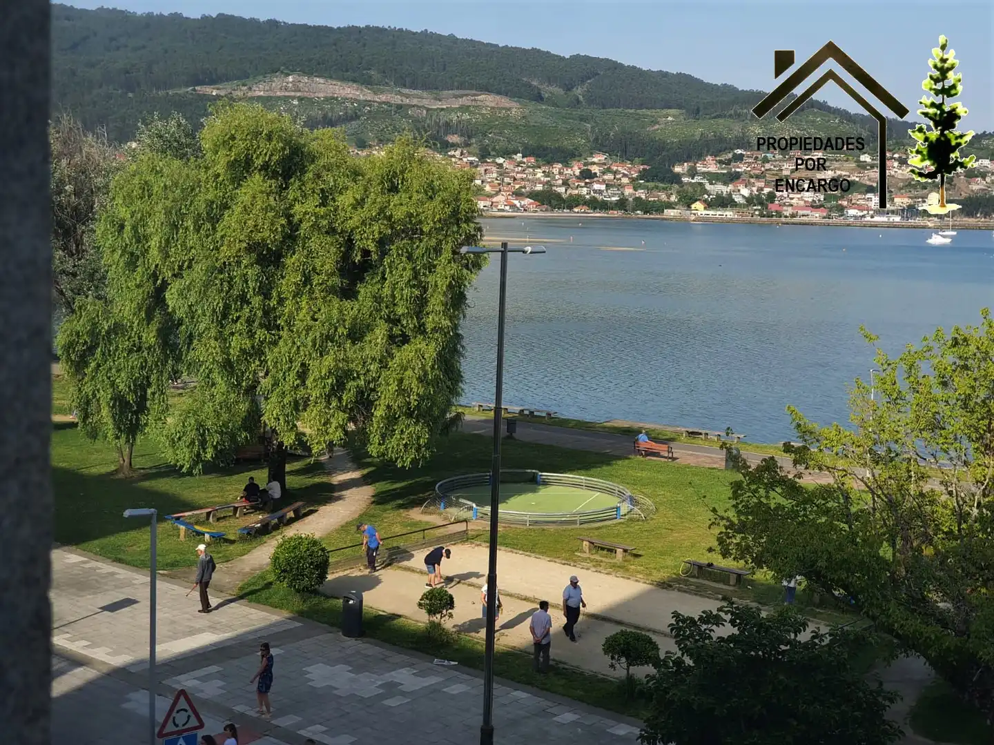 Terrasse von Wohnungen zum Verkauf in Moaña mit Heizung