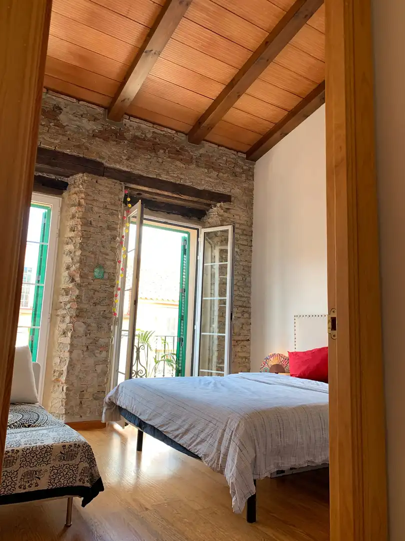 Habitación de Piso de alquiler en Málaga con Aire acondicionado, Amueblado y Lavadora