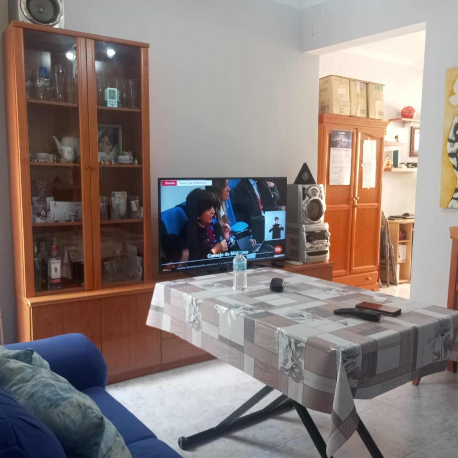 Living room of Flat for sale in Málaga Capital  with Air Conditioner and Heating