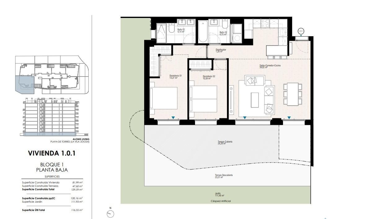 Apartment for sale in Villajoyosa / La Vila Joiosa  with Air Conditioner, Terrace and Storage room