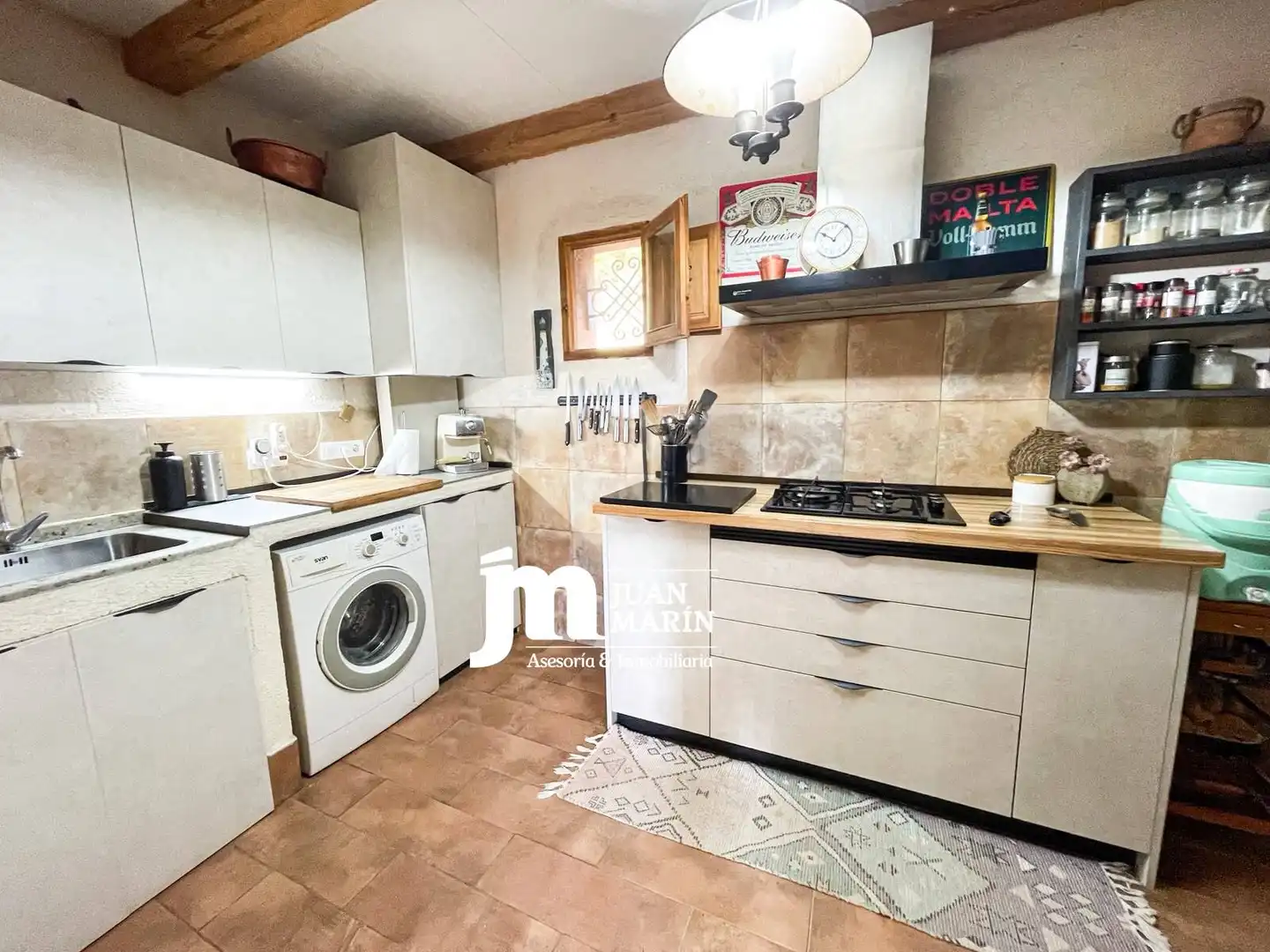 Cocina de Finca rústica en venta en Cieza con Aire acondicionado, Calefacción y Terraza