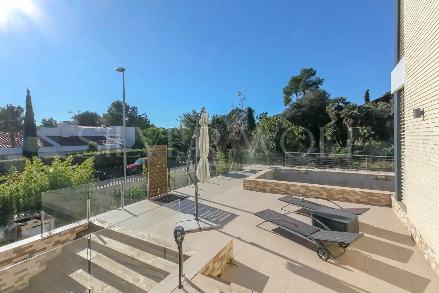 Terraza de Casa o chalet en venta en Begues con Aire acondicionado, Calefacción y Jardín privado