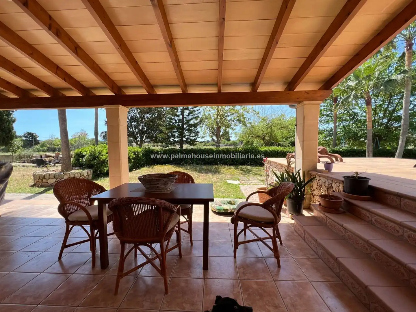 Garten von Country house zur Miete in Muro mit Klimaanlage, Heizung und Privatgarten