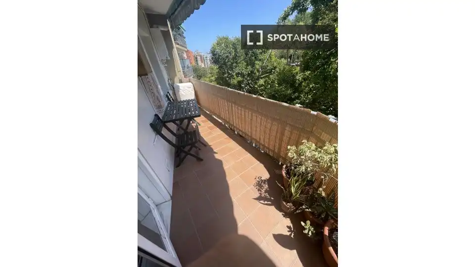 Terrasse von Wohnung zur Miete in Barcelona mit Klimaanlage, Heizung und Möbliert