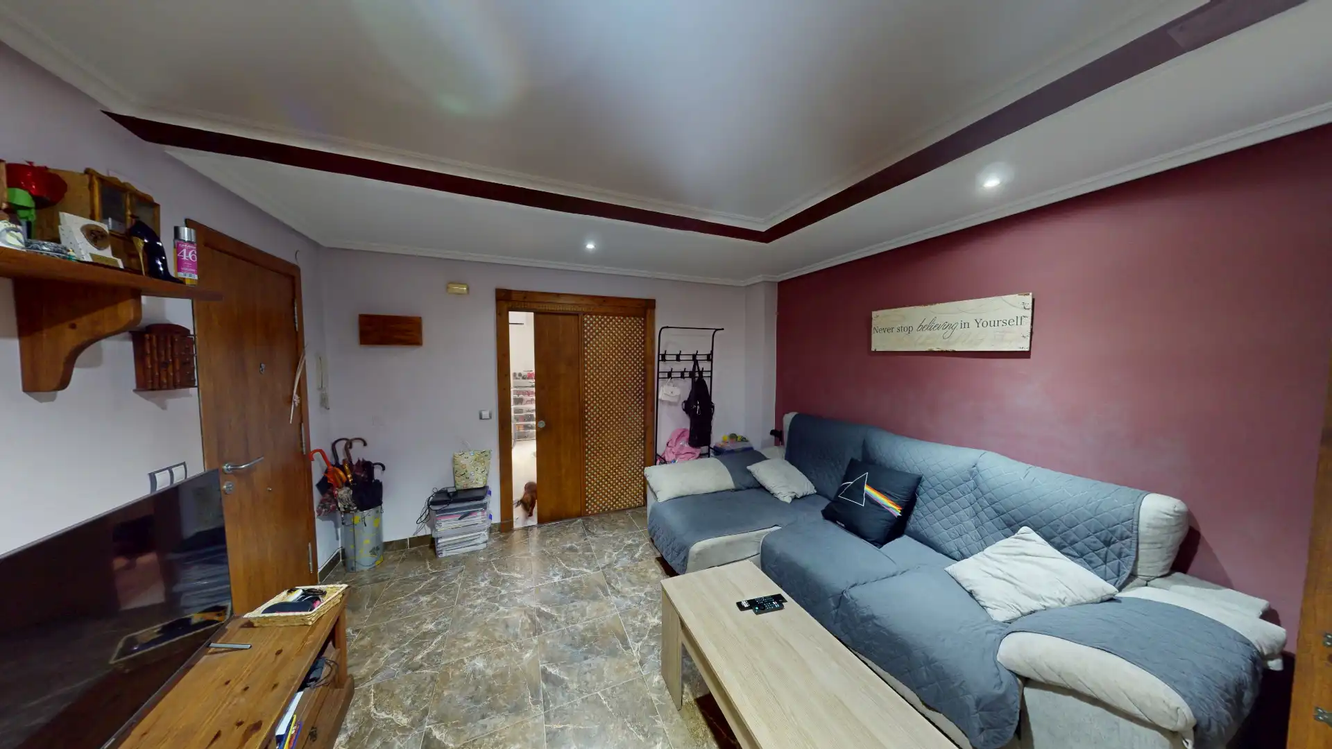 Sala de estar de Piso en venta en Elche / Elx con Aire acondicionado y Amueblado
