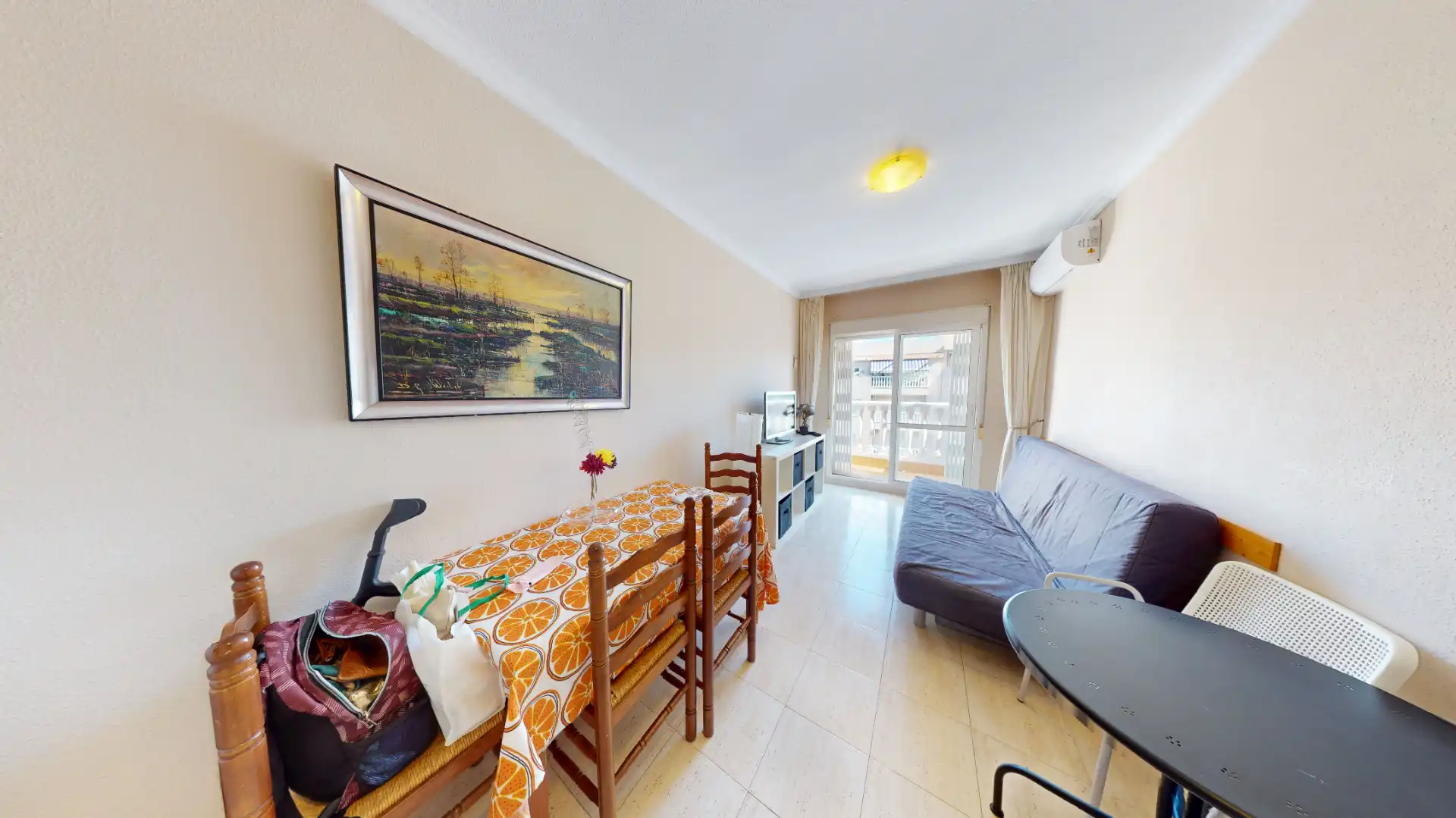Sala de estar de Ático en venta en Torrevieja con Aire acondicionado, Calefacción y Terraza