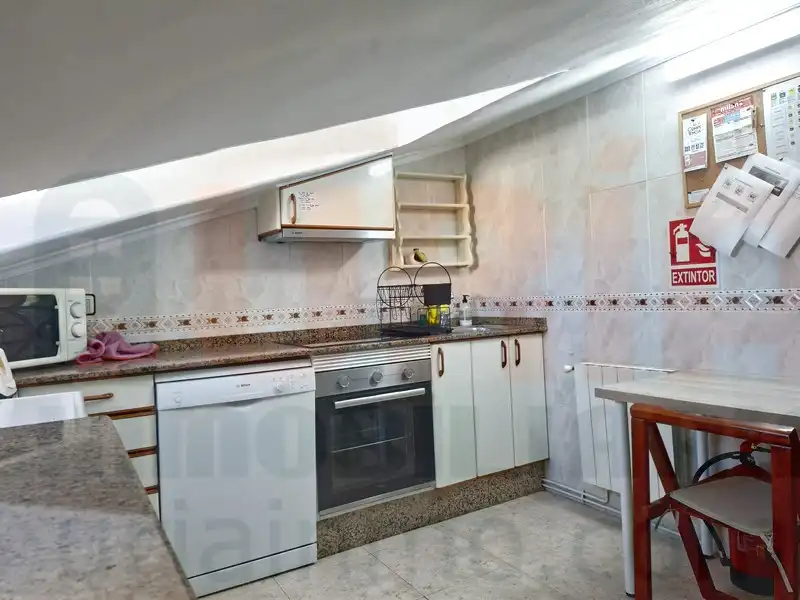Kitchen of Attic for rent in Oviedo   with Heating, Terrace and Furnished