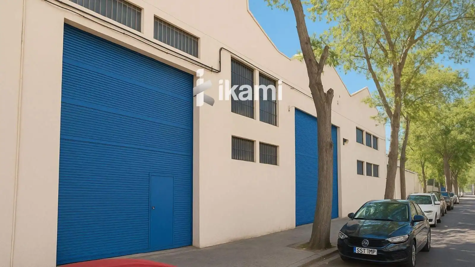 Außenansicht von Fabrikhallen zum Verkauf in Barcelona