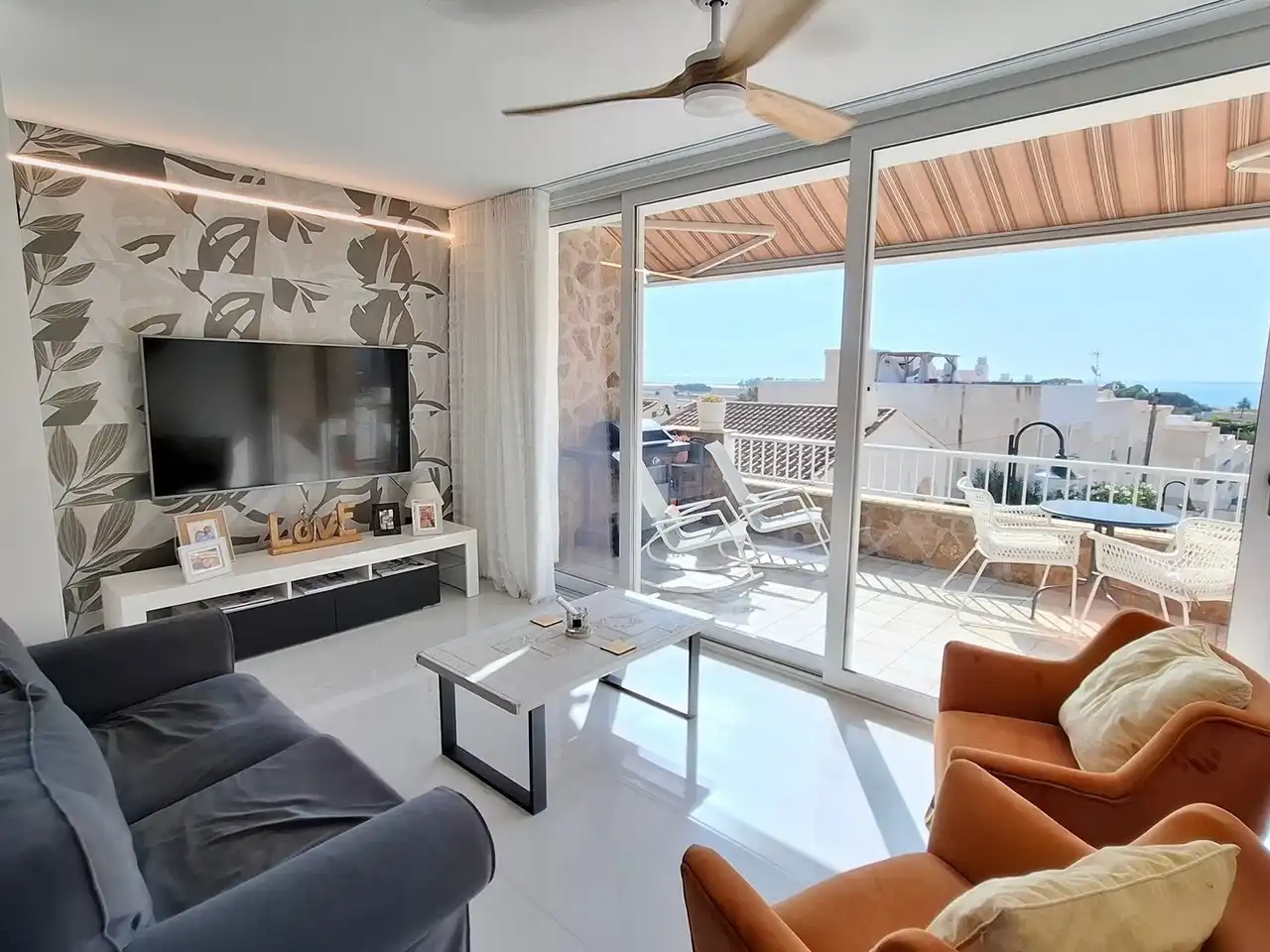 Sala de estar de Casa o chalet en venta en Cuevas del Almanzora con Terraza