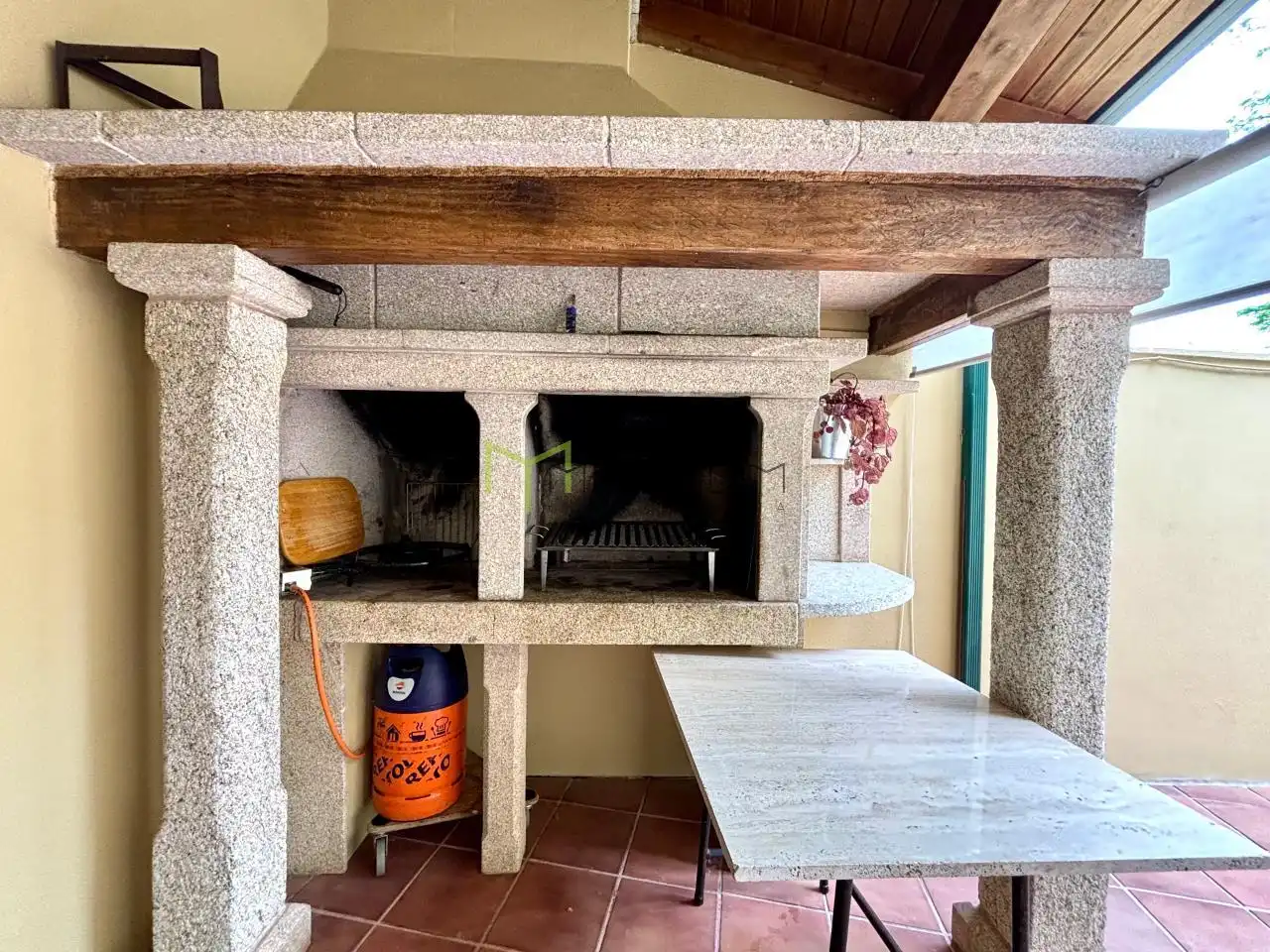 Cocina de Casa o chalet en venta en Ames con Calefacción, Jardín privado y Parquet