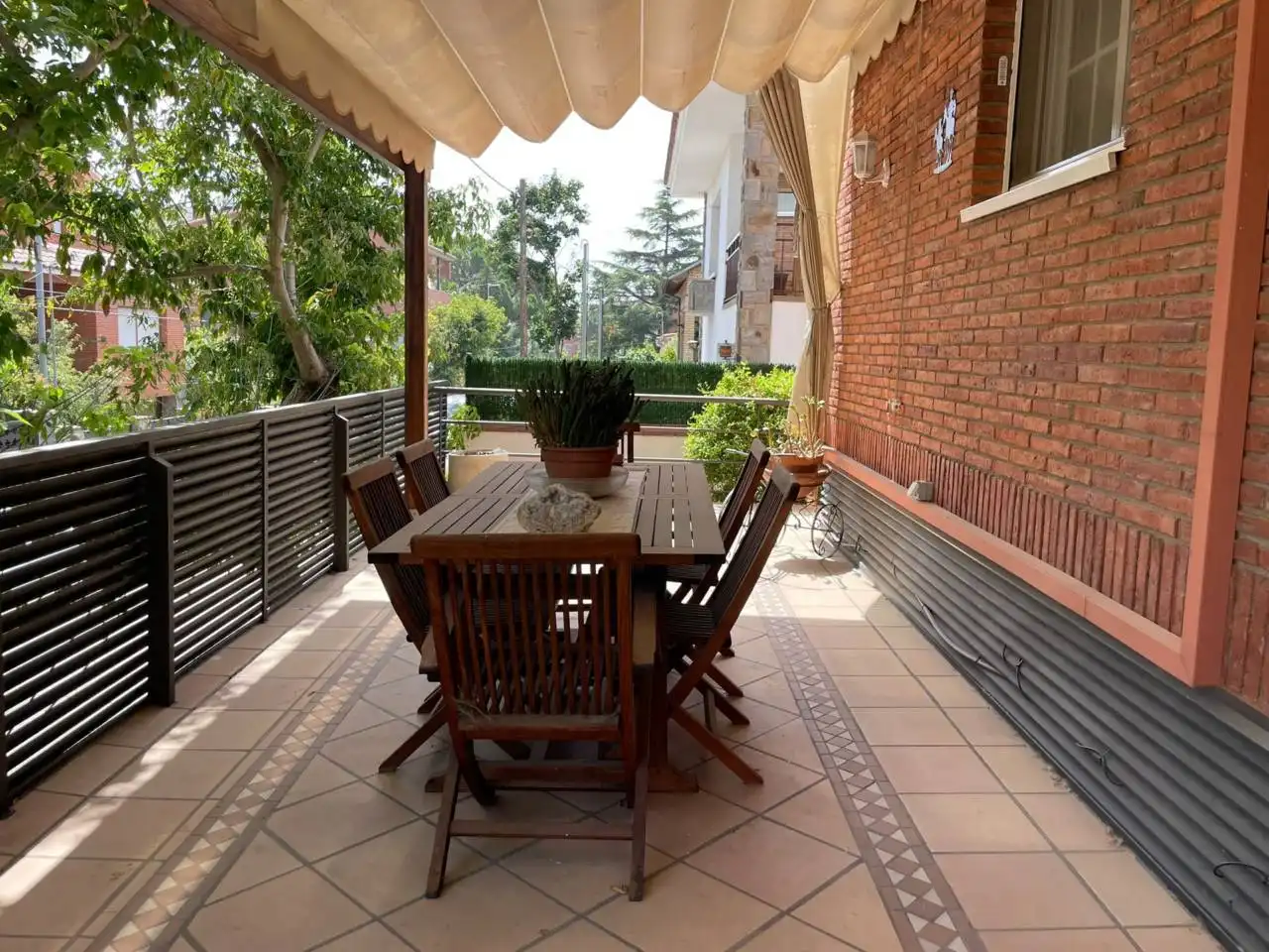 Terrasse von Wohnung zur Miete in Cerdanyola del Vallès mit Klimaanlage, Heizung und Privatgarten