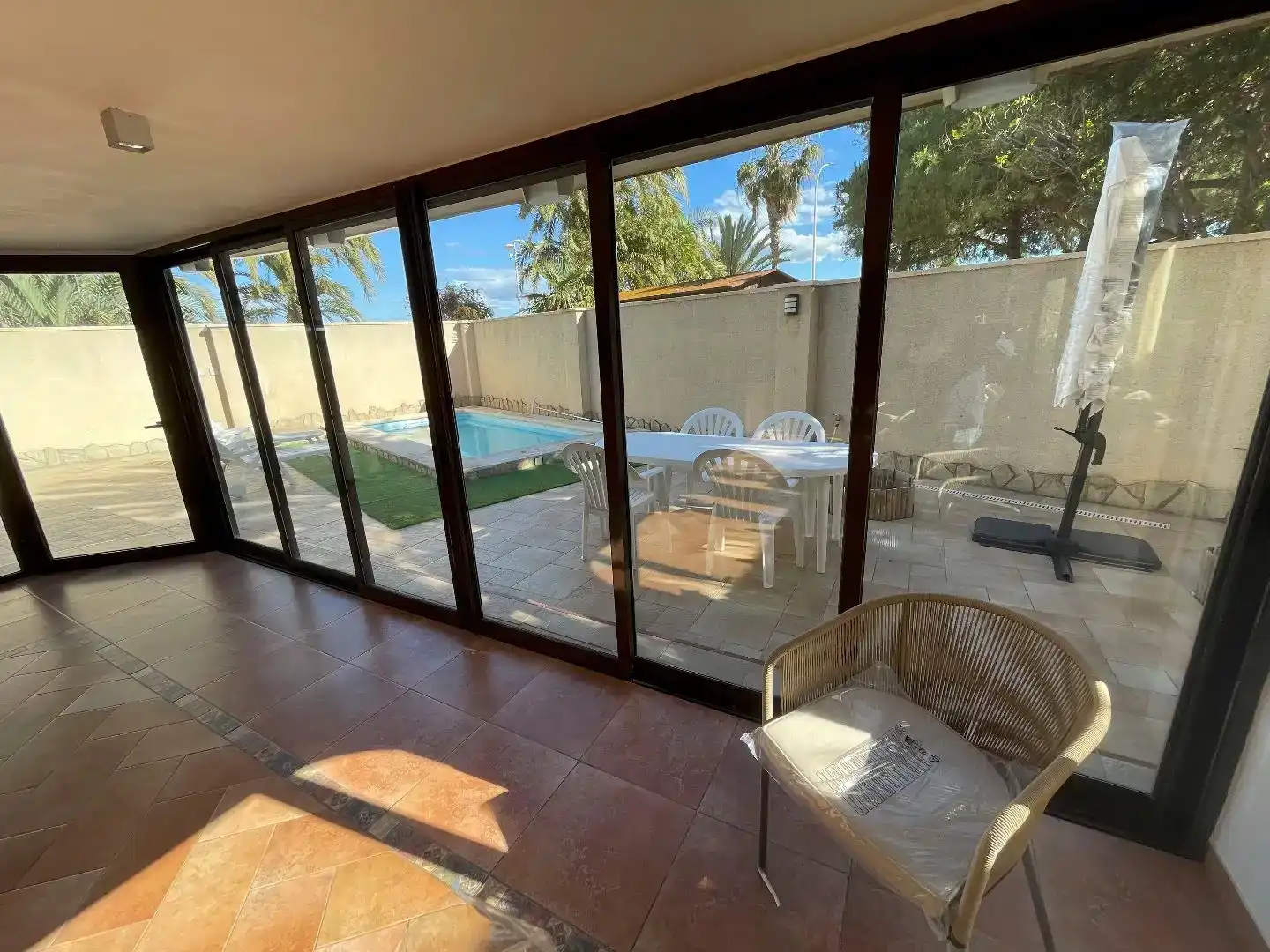Terrassa de Casa o xalet de lloguer en La Pobla de Farnals amb Aire condicionat, Parquet i Traster