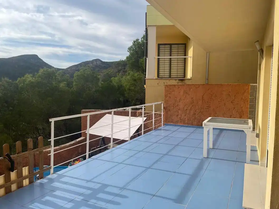 Terraza de Casa o chalet en venta en Almiserà con Aire acondicionado, Calefacción y Jardín privado