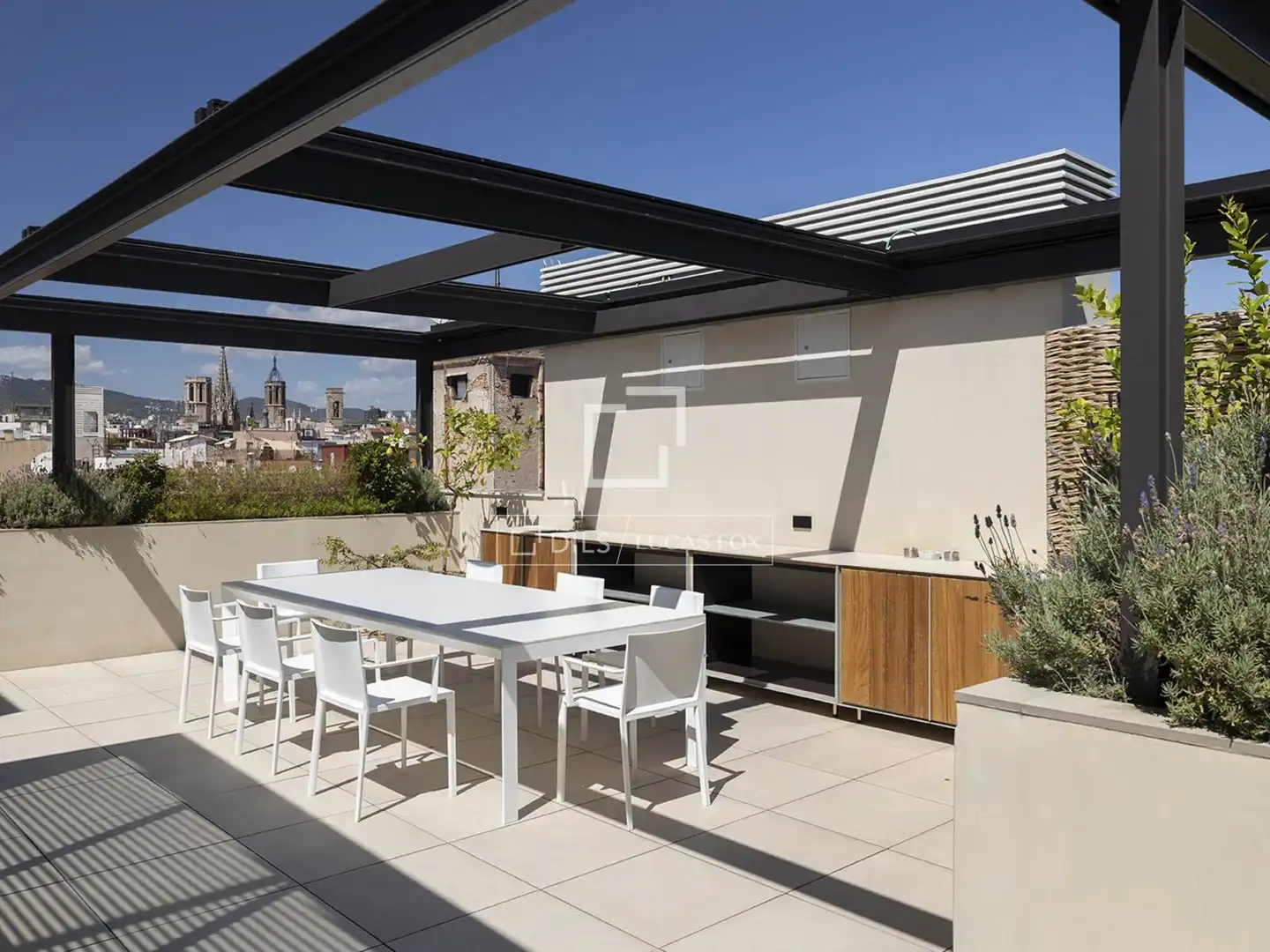 Terraza de Loft de alquiler en Barcelona con Aire acondicionado, Calefacción y Parquet